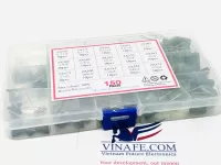 Hộp Tụ Polyester (Tụ Kẹo) Tổng Hợp 15 loại từ 0.33nF đến 470nF 100V